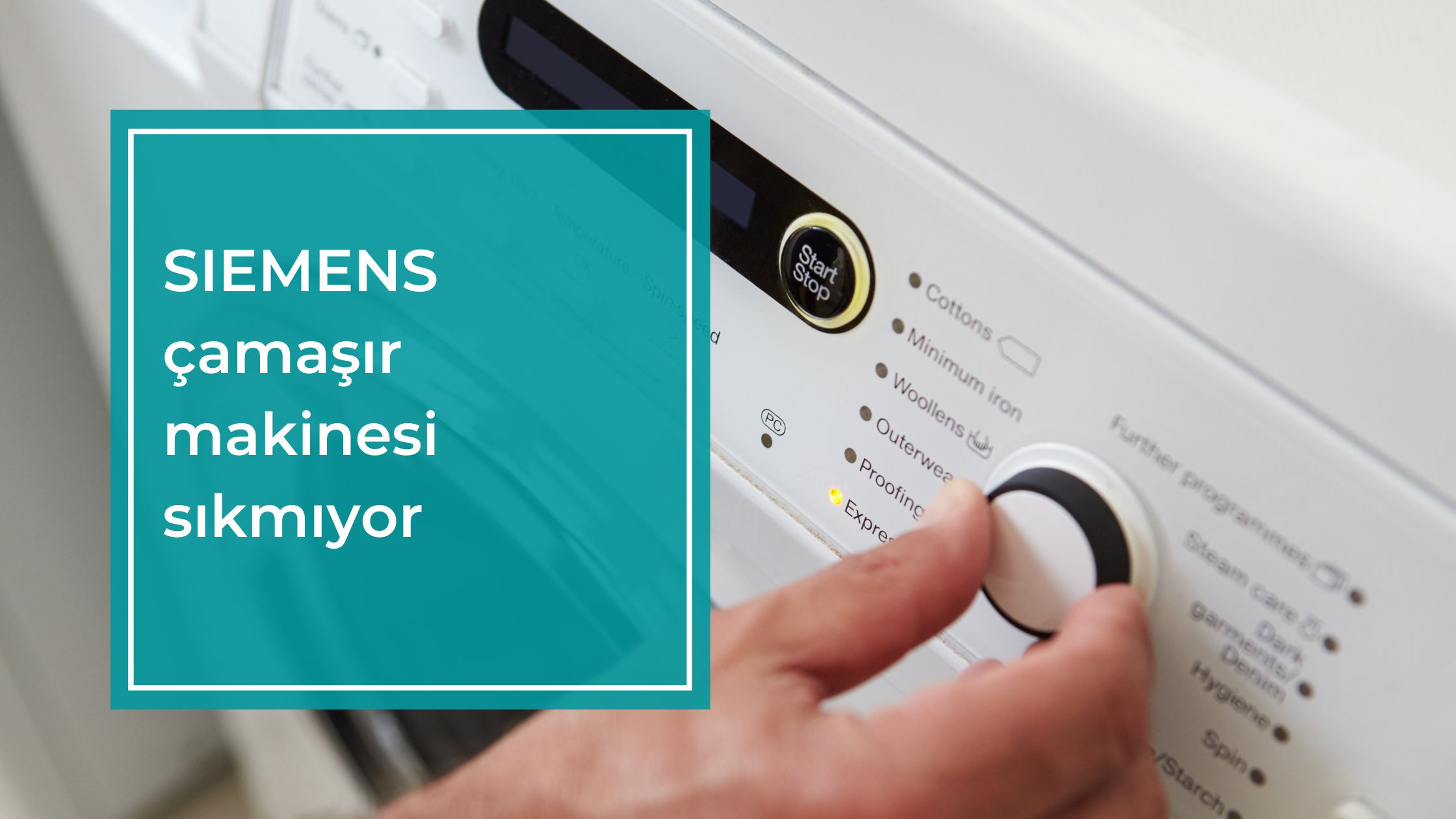 Siemens Çamaşır Makinesi Sıkmıyor