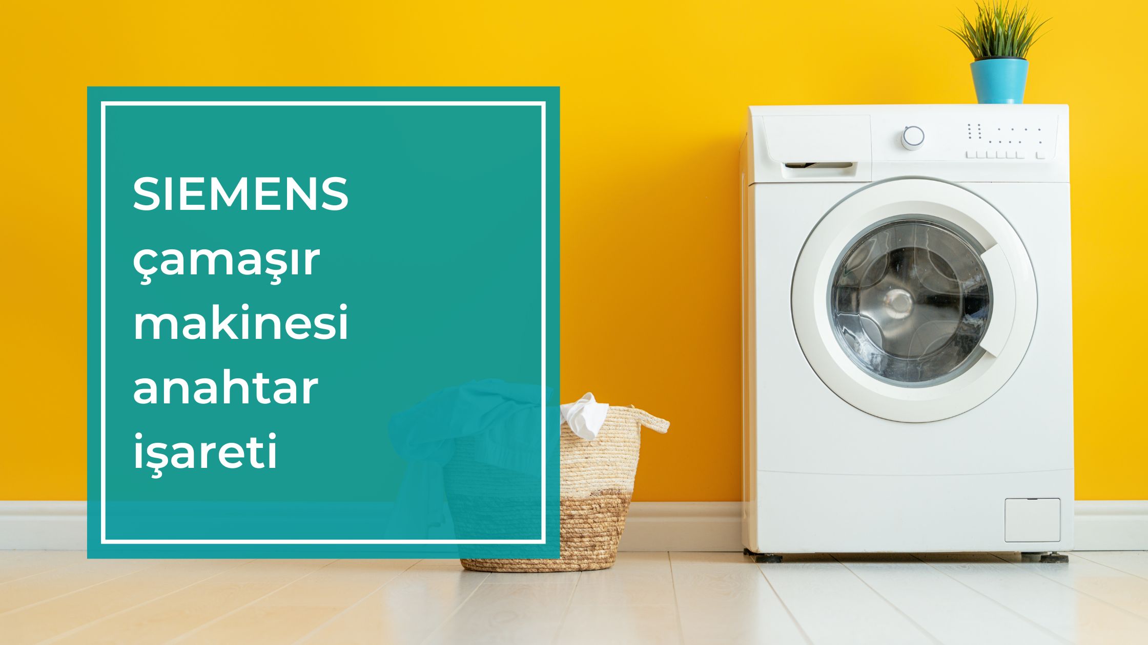 Siemens Çamaşır Makinesi Anahtar İşareti