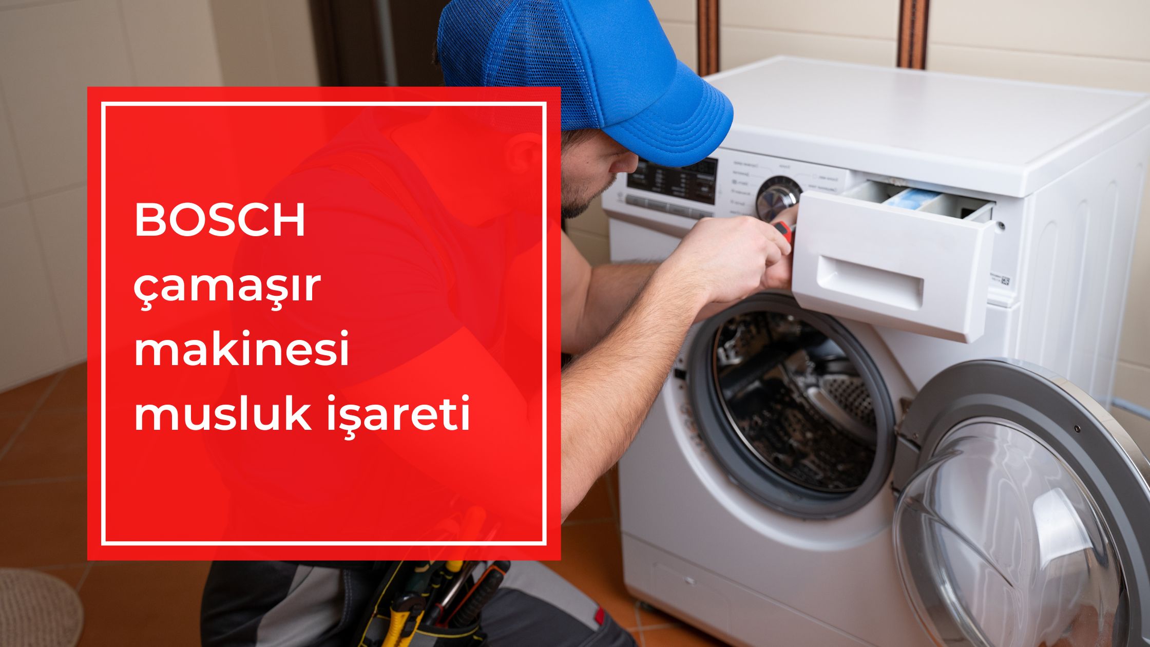 Bosch Çamaşır Makinesi Musluk İşareti