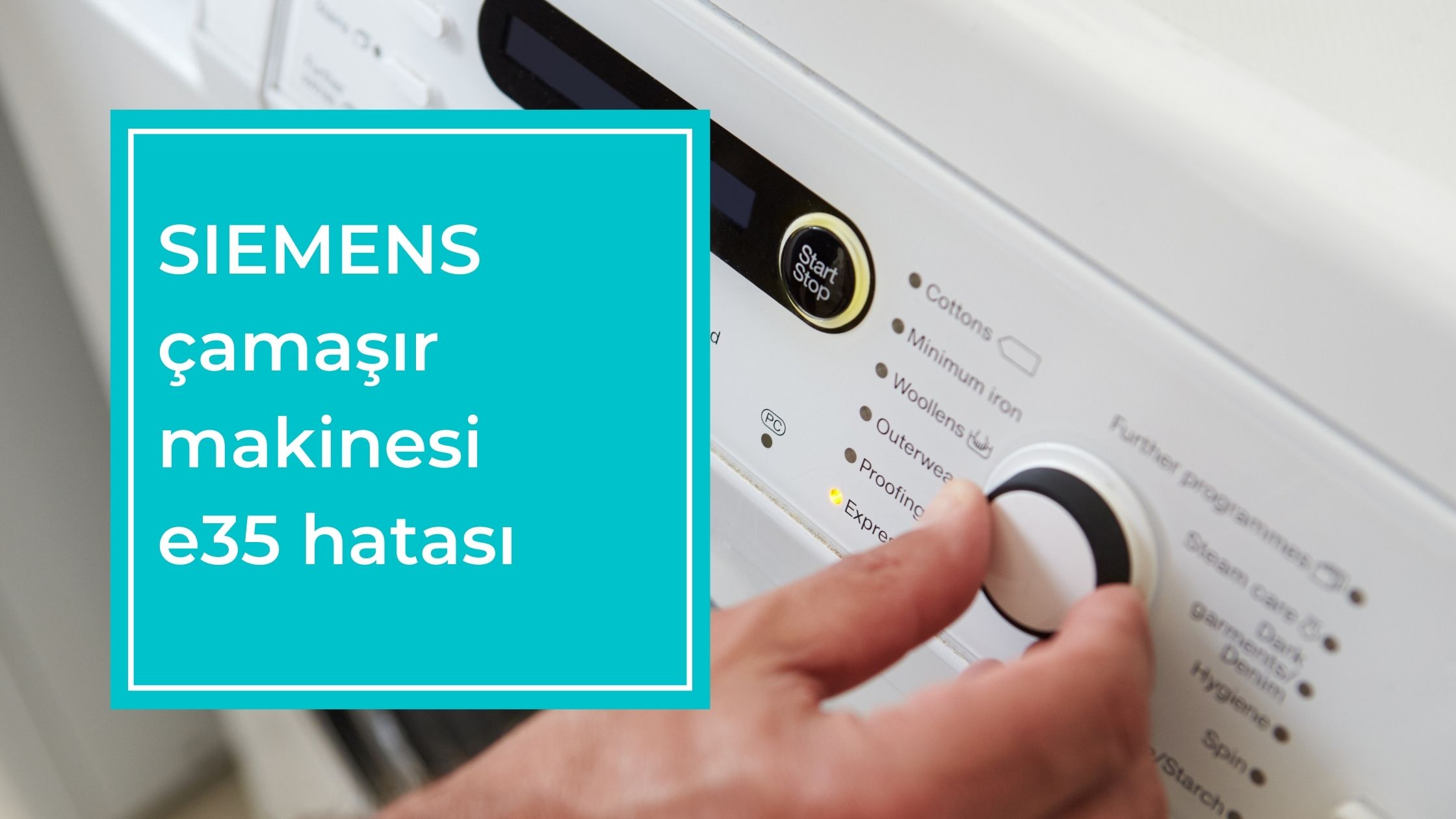 Siemens Çamaşır Makinesi e35 Hatası