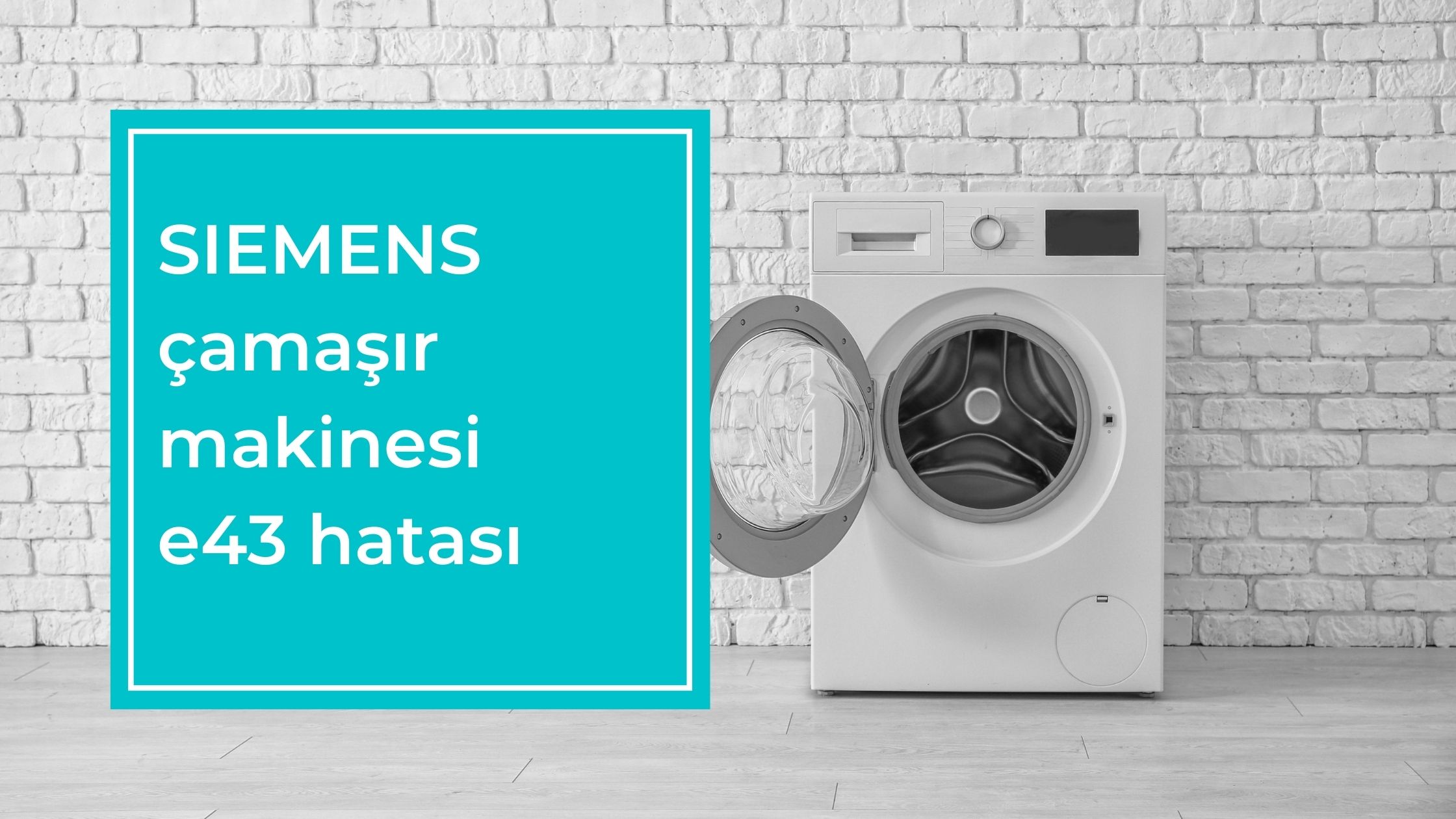 Siemens Çamaşır Makinesi E43 Hatası