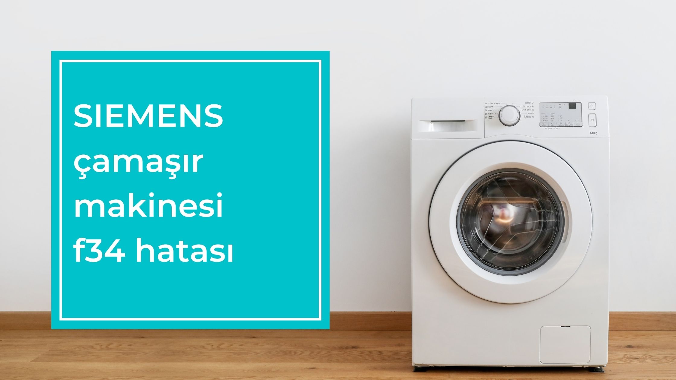 SIEMENS Çamaşır Makinesi F34 Hatası