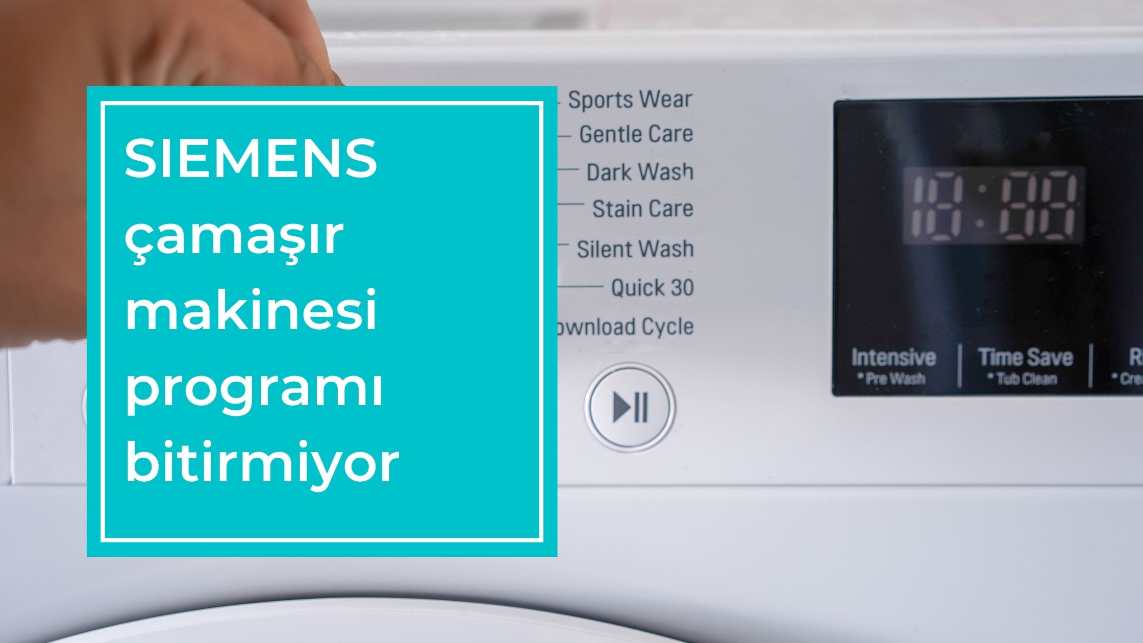 SIEMENS Çamaşır Makinesi Programı Bitirmiyor