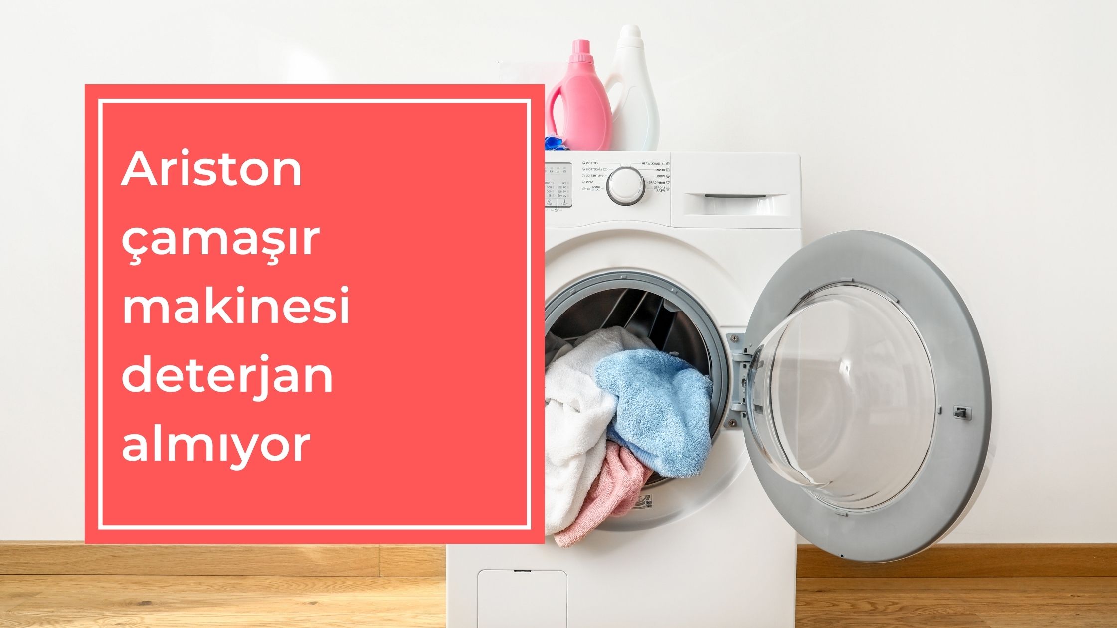 Ariston Çamaşır Makinesi Deterjan Almıyor