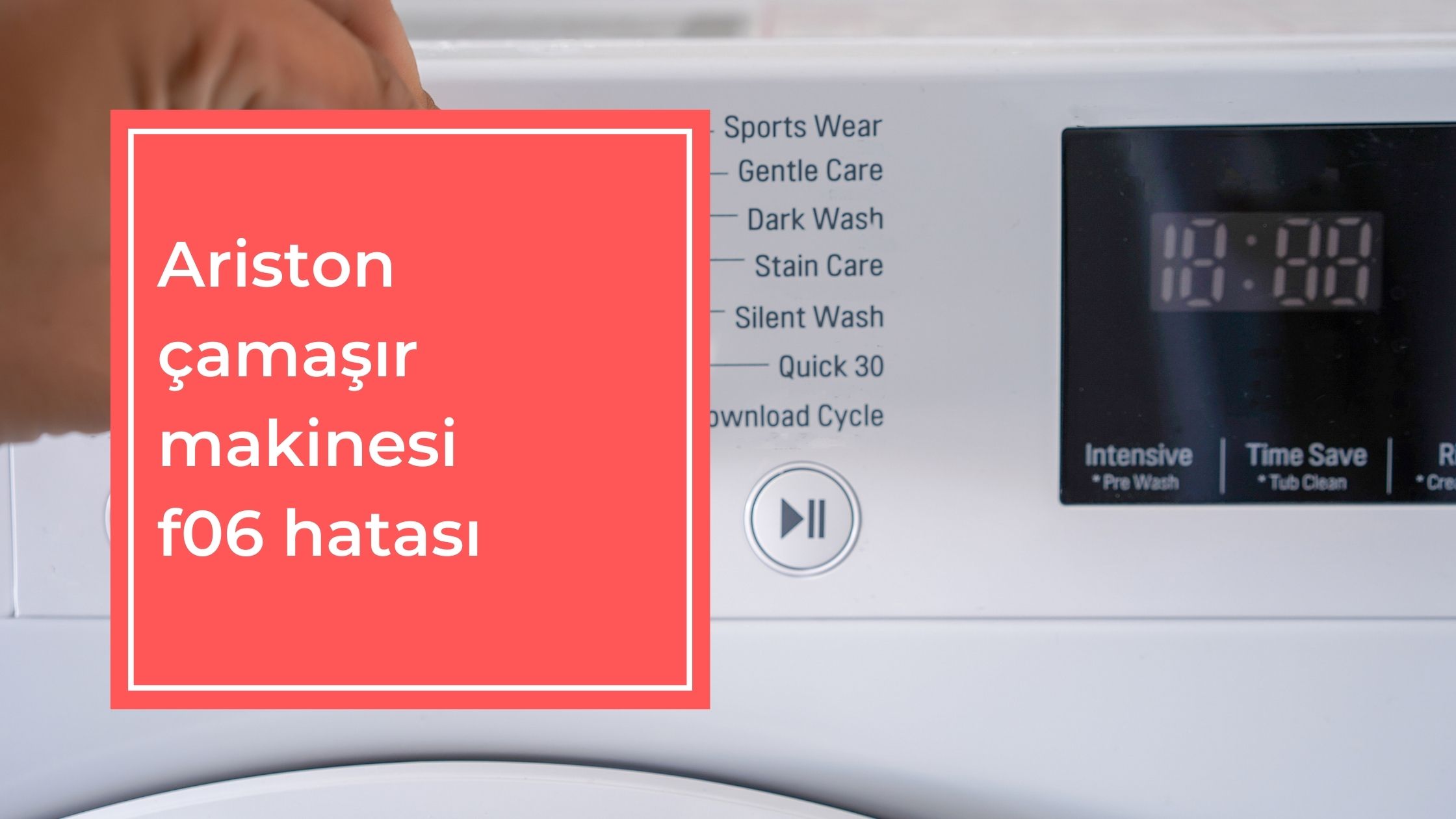 Ariston Çamaşır Makinesi f06 Hatası