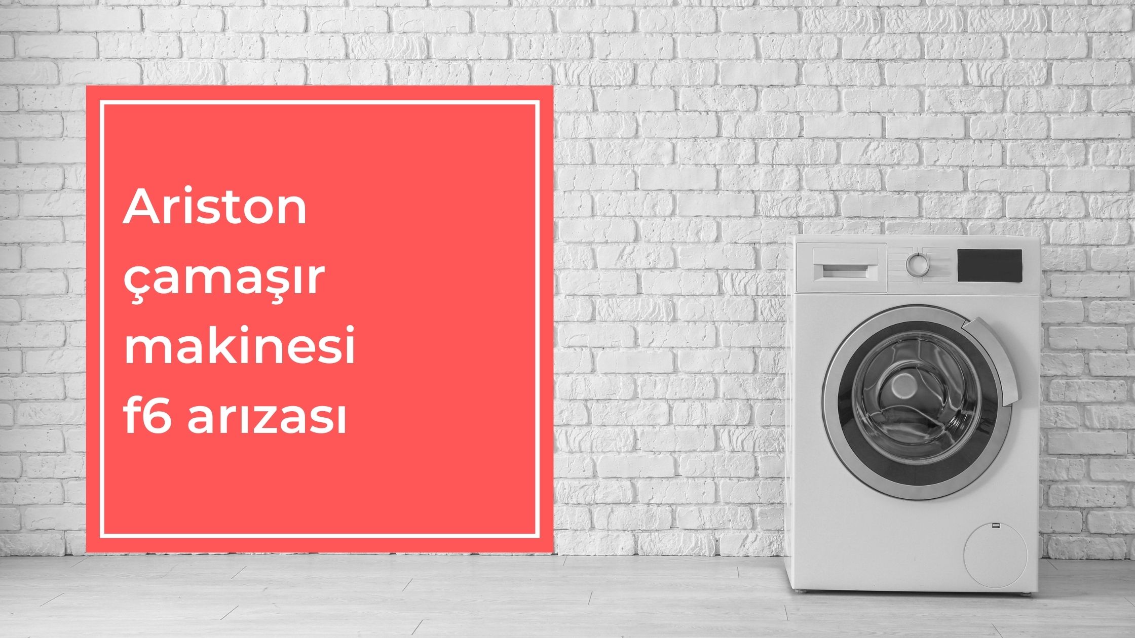 Ariston Çamaşır Makinesi f6 Arızası