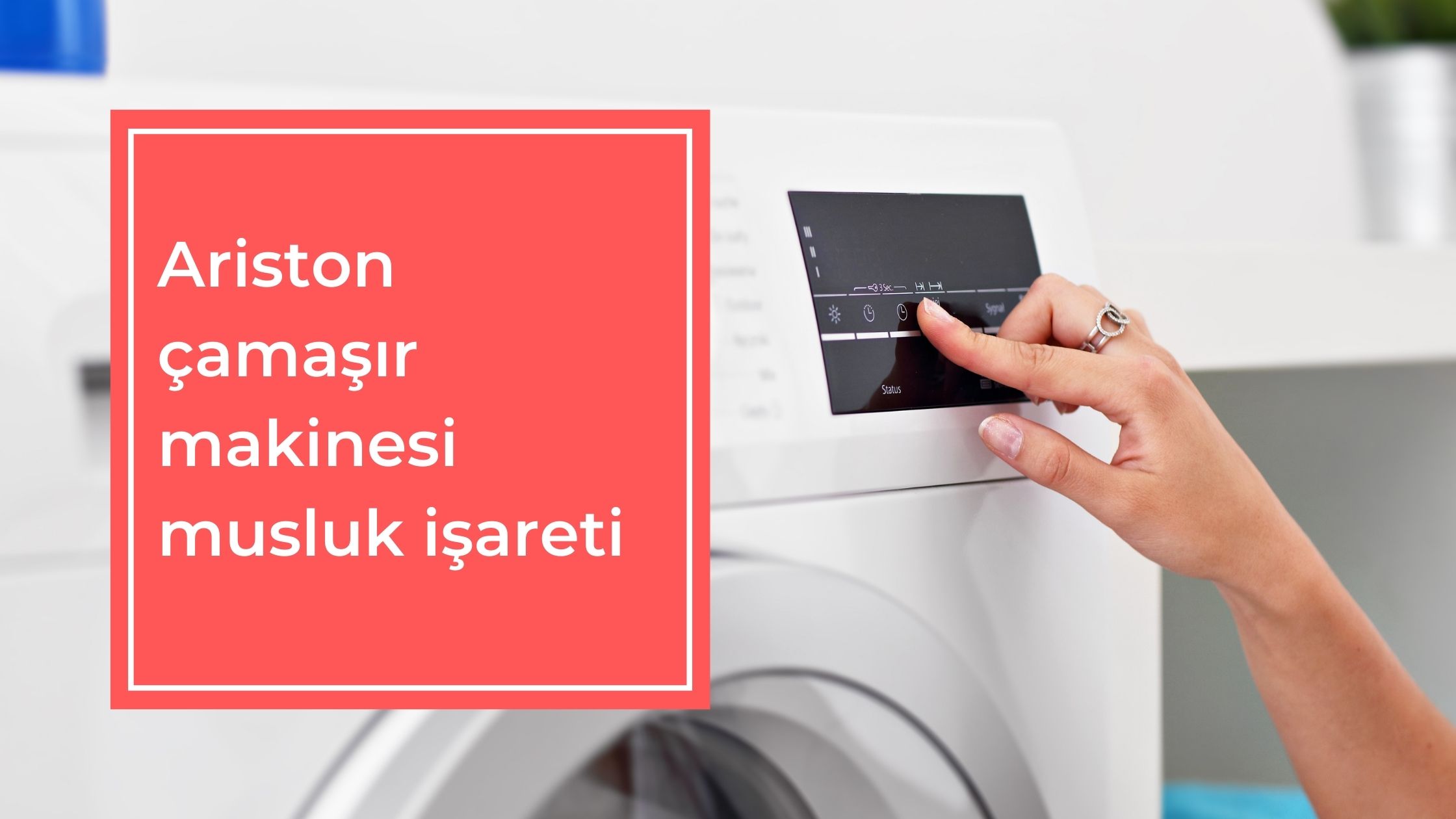 Ariston Çamaşır Makinesi Musluk İşareti