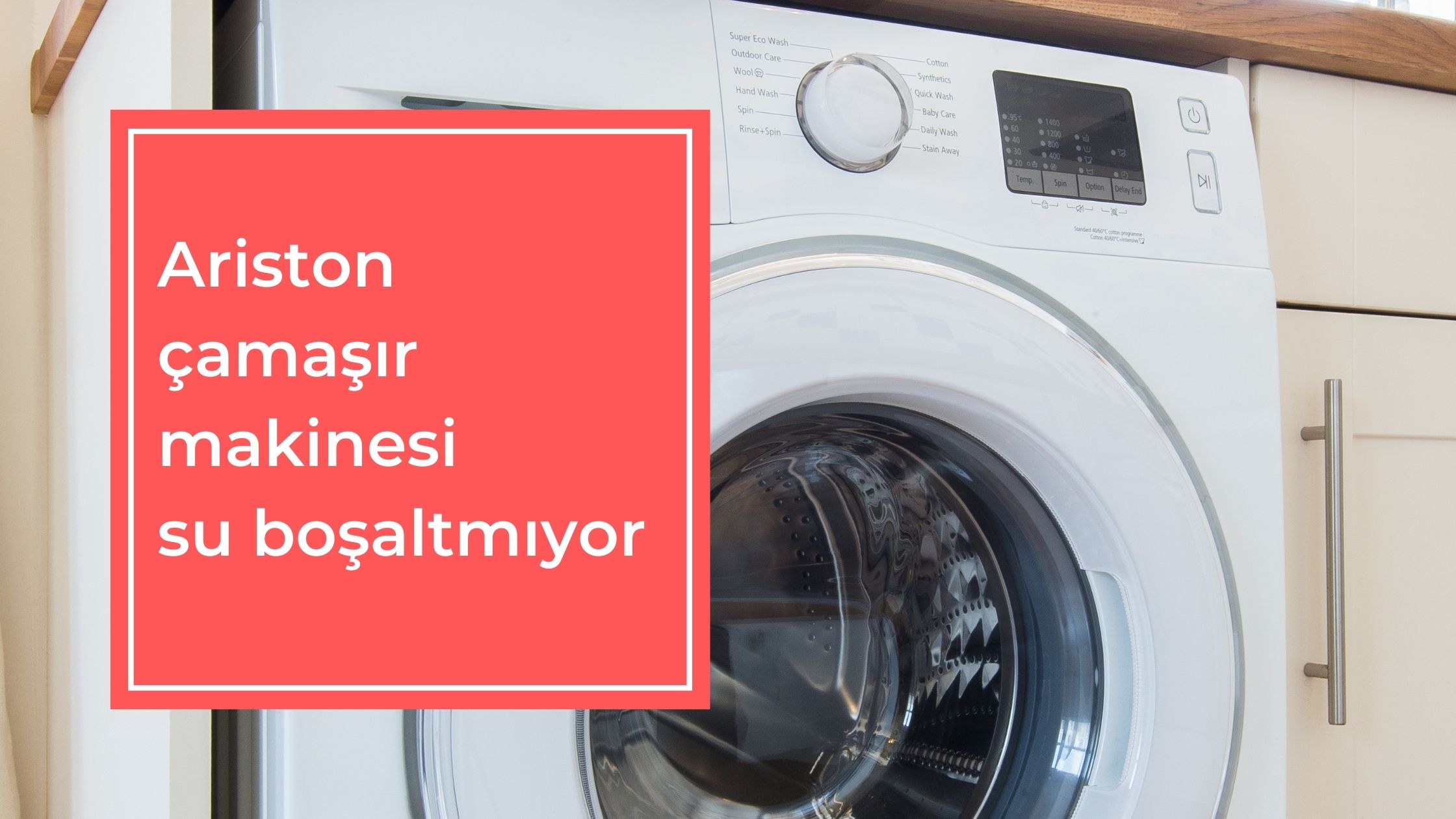 Ariston Çamaşır Makinesi Su Boşaltmıyor