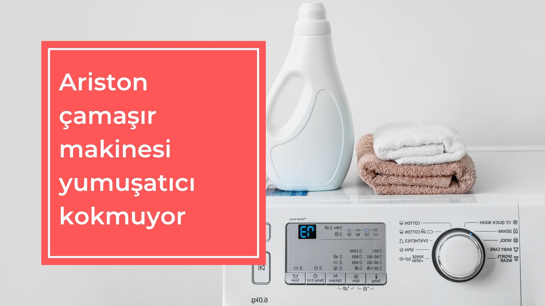 Ariston Çamaşır Makinesi Yumuşatıcı Kokmuyor