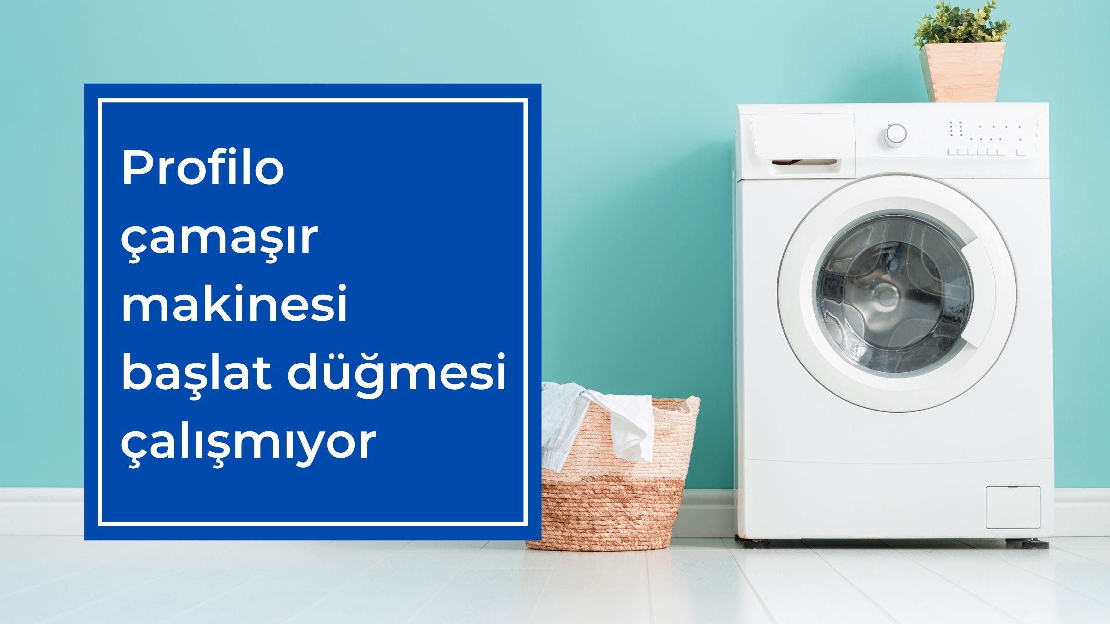 Profilo Çamaşır Makinesi Başlat Düğmesi Çalışmıyor