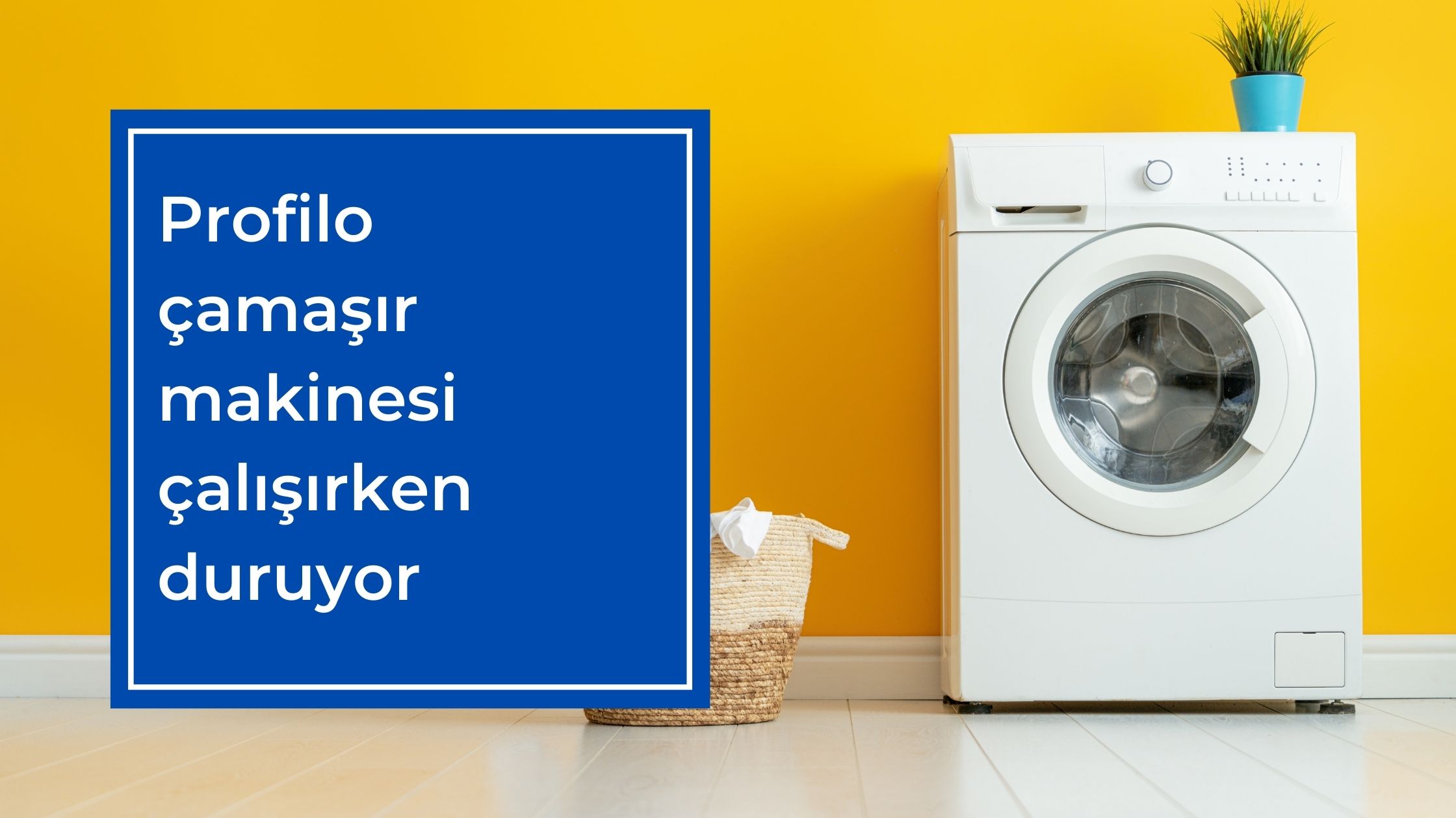 Profilo Çamaşır Makinesi Çalışırken Duruyor