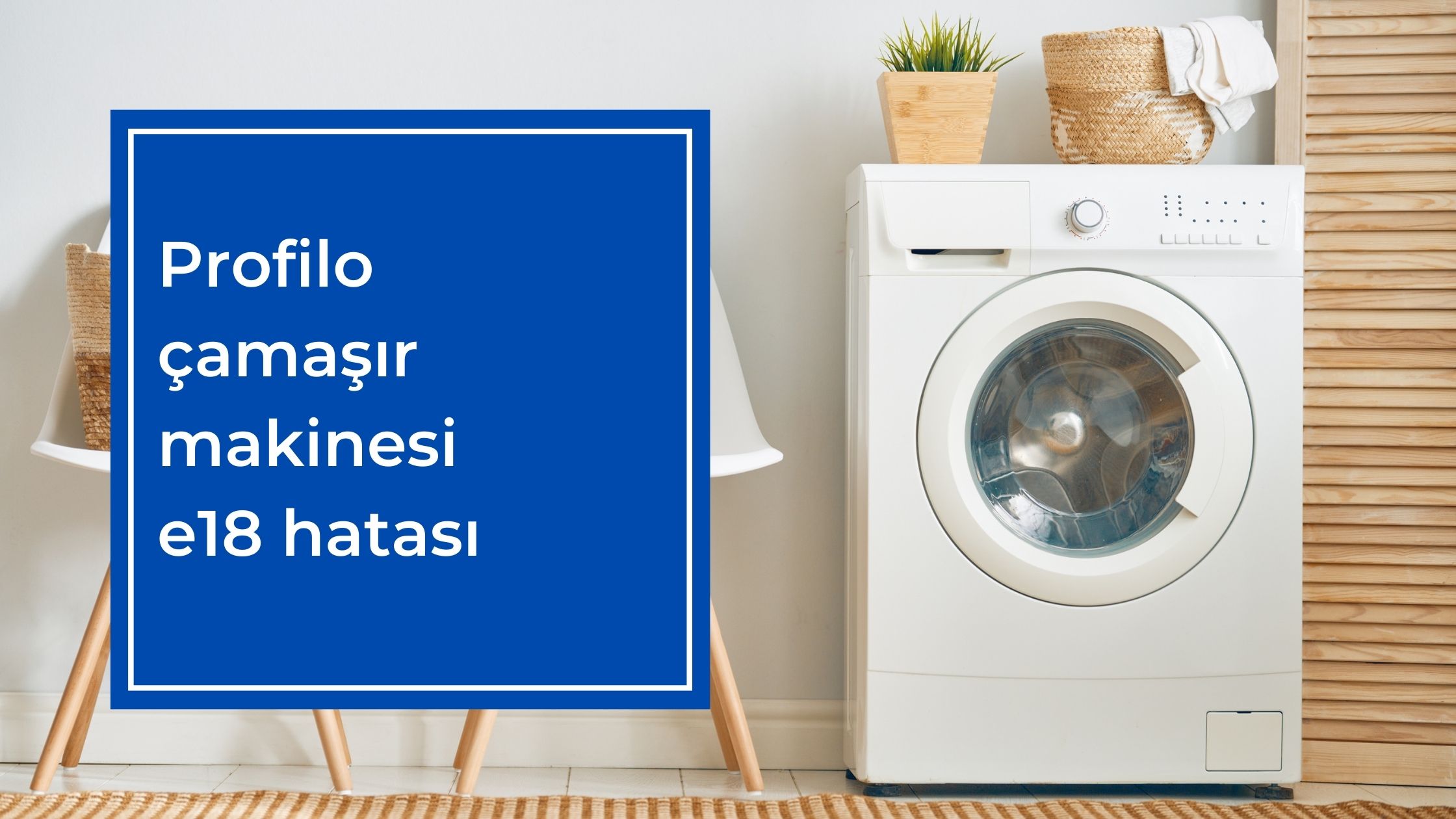 Profilo Çamaşır Makinesi E18 Hatası