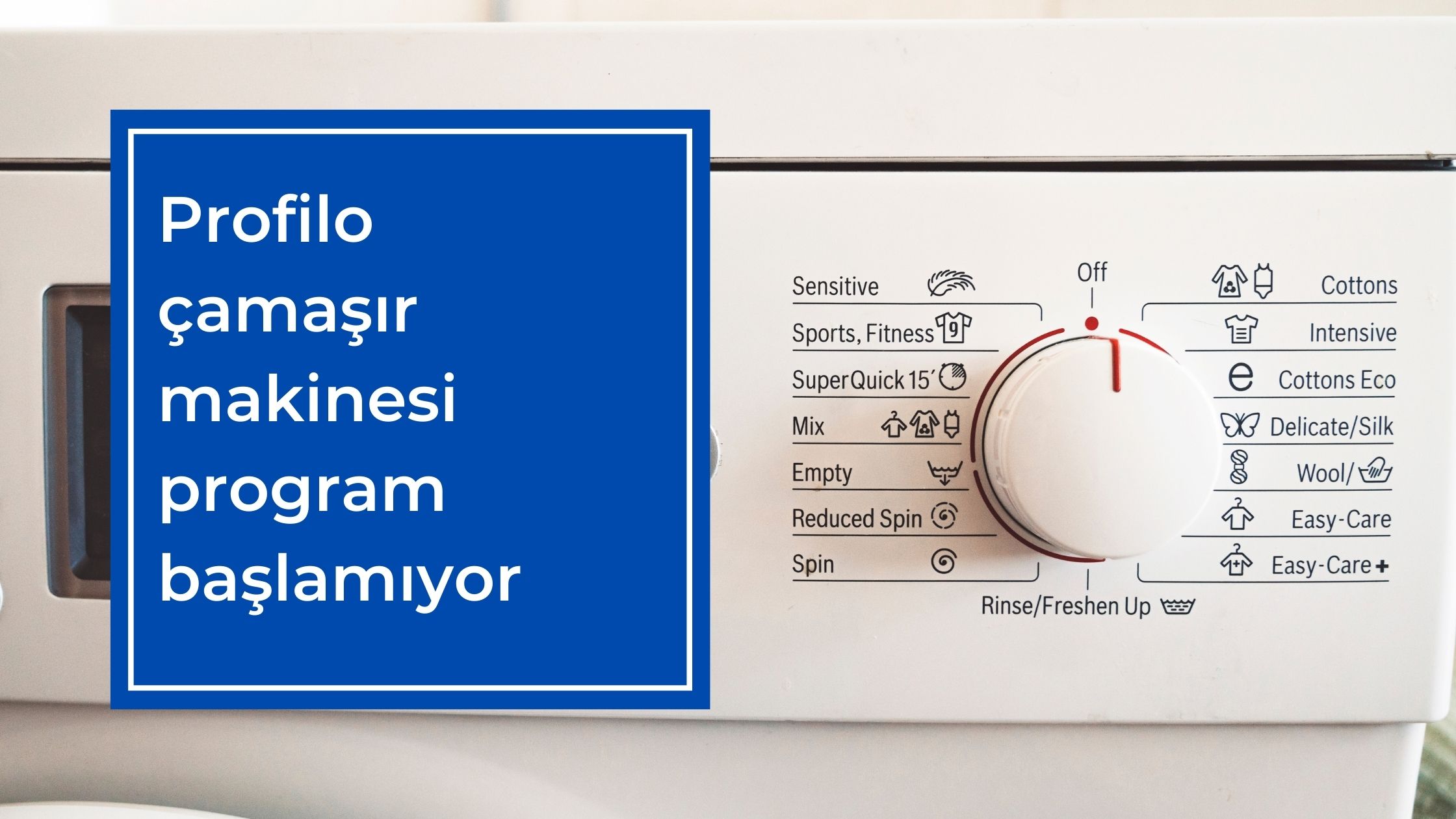 Profilo Çamaşır Makinesi Program Başlamıyor