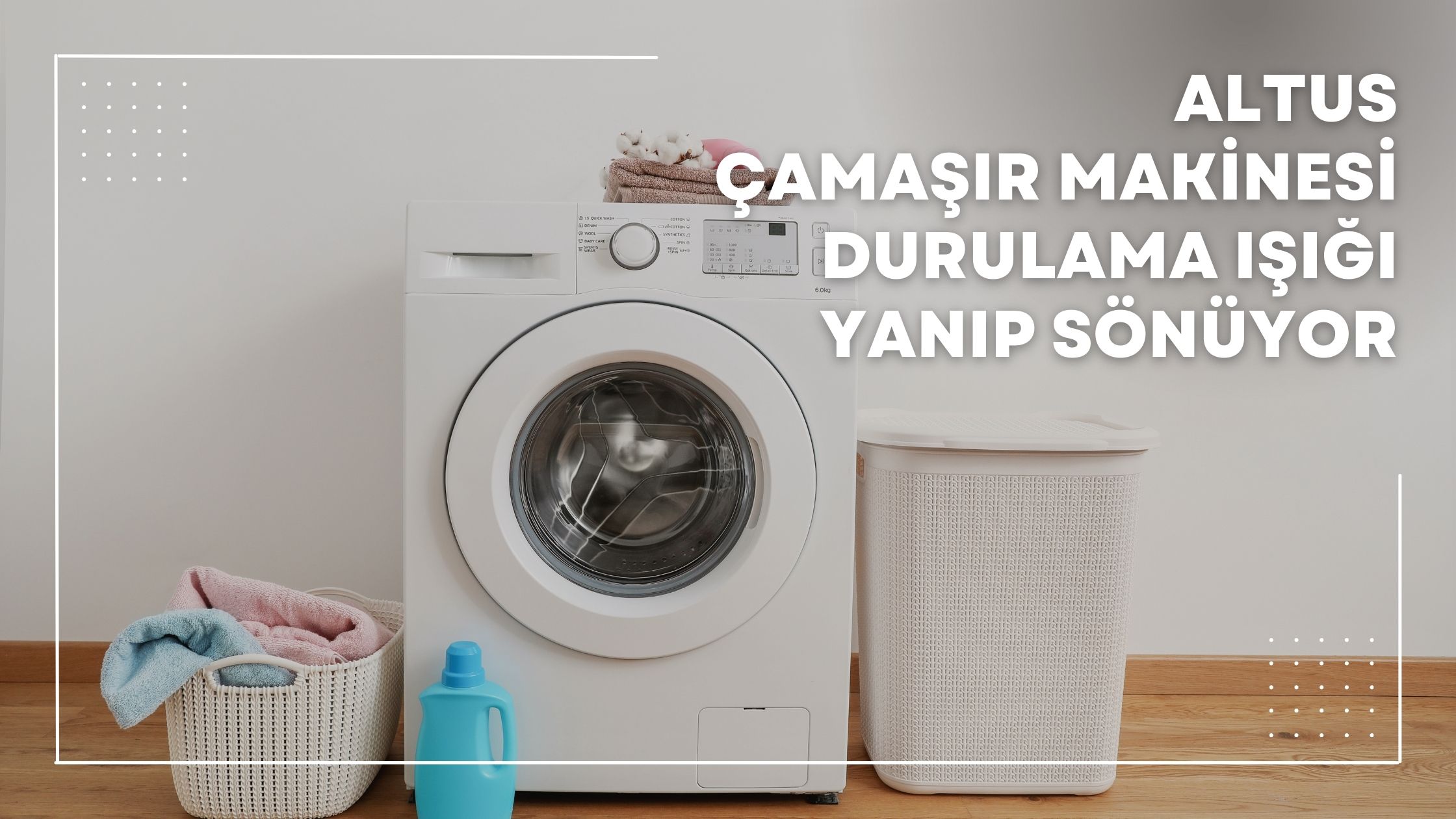 Altus Çamaşır Makinesi Durulama Işığı Yanıp Sönüyor