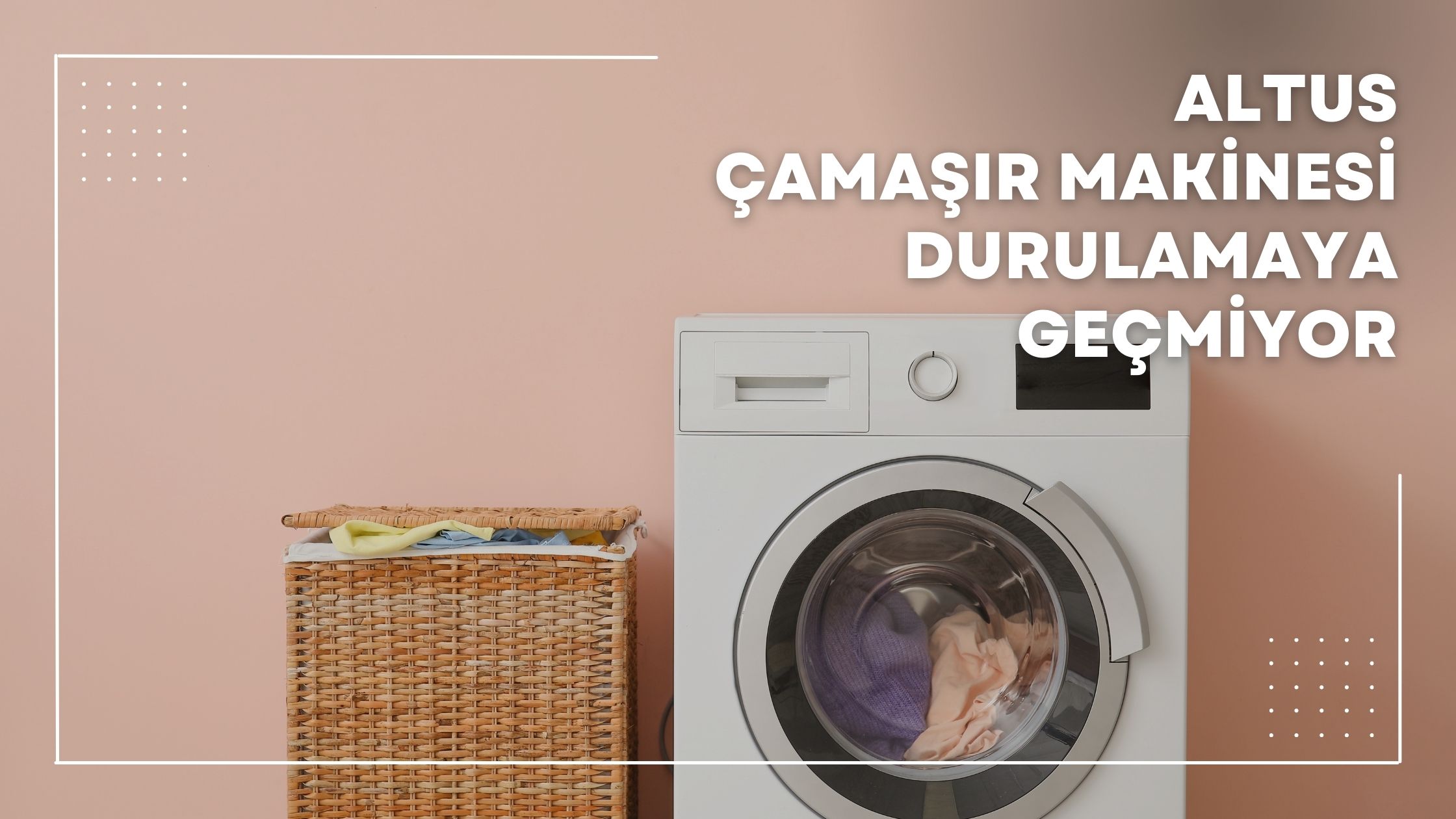 Altus Çamaşır Makinesi Durulamaya Geçmiyor