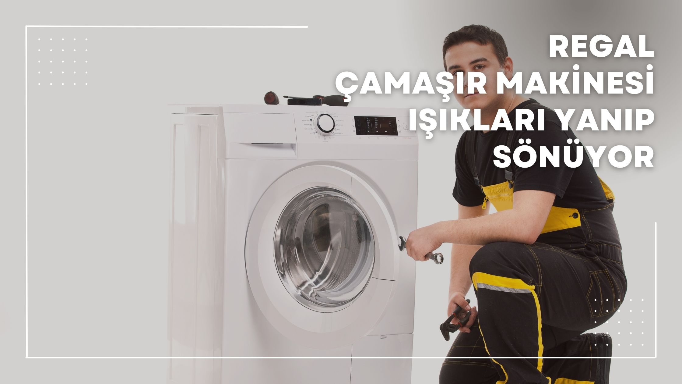 Regal Çamaşır Makinesi Işıkları Yanıp Sönüyor